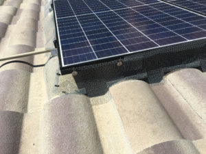 Solar Panel Pigeon Barrier 12