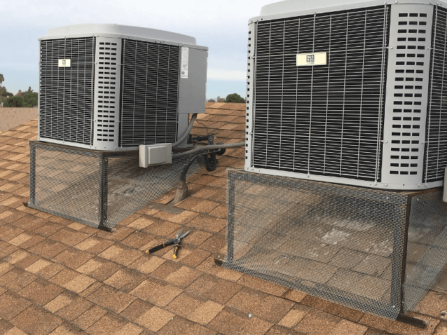 Pigeon Proofing Your Rooftop Air Conditioner